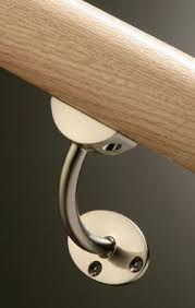 Fusion handrail chrome stairparts this page has help diagrams for working out fusion stair parts this diy stair banister component system remains a favourite in the market use the stair part diagram to work out the parts you need to transform your stair balustrade. Fusion Brushed Nickel Wall Handrail Bracket Mmwbb Handrail Handrail Design Handrail Brackets