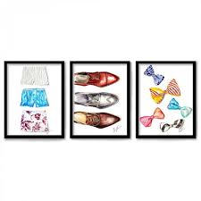 Click through for a little tour, my favorite vignettes, and a shop the post feature. Set Of 3 Triptych Wall Art Colorful Mens Closet By Claire Thompson Set Of 3 Framed Prints Americanflat Target