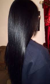 Real Long Hair Jus Dye Jet Black Wit Blue Tint N I M Loving It Long Hair Styles Black Hair Dye Jet Black Hair