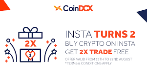 '7 explosive cryptocurrencies to buy for the bitcoin halvening' was published in february 2020. Coindcx India S Largest Cryptocurrency Exchange On Twitter 1 3 Insta Turns 2 Get 2x Trade Free Buy Crypto On Insta Till August 22 2020 And Get A Fee Rebate For 2x Trading