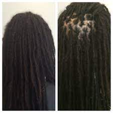 Interlock Before And After Natural Hair Styles Long Hair Styles Interlocking Locs