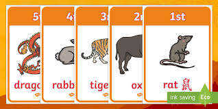 The chinese use a lunar calendar as opposed to our own gregorian calendar. Chinese New Year Animal Race Position Posters Teacher Made