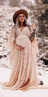 18 Maternity Wedding Dresses For Moms To Be Pregnant Wedding Dress Pregnant Wedding Boho Maternity Dress