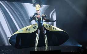 In 1981 it became the opening song on her a one man show tour. Theatre Design Grace Jones Hurricane Tour Theatre Design Eiko Ishioka Design