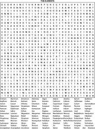 Review The Periodic Table With A Fun Element Word Search In 2020 Free Printable Word Searches Word Find Words