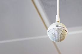 Provides 360° coverage w/ 3 cardioid elements. Video Conference Accessories Poly Ceiling Microphone Array White Primary Visitelecom Information Communication Technology Solutions