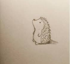 Dit Is Een Tekening Want In Het Boek Doen Ze Een Tekenwedstrijd Terry Wint Natuurlijk Want Hij Kan Beter Tekenen An Hedgehog Drawing Sketches Animal Drawings
