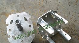 4-way Fork head, four-way U head working with prop to hold ...