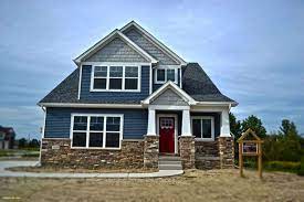 Right side is sunroom, left is patio. 20 Outstanding Exterior House Paint Ideas With Blue Colors Trenduhome House Exterior Blue Outside House Colors House Paint Exterior