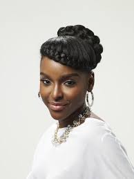 Braid Across The Forehead And Updo Womens Hairstyles Natural Hair Styles Hair Styles