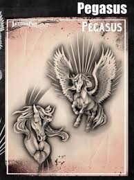 Tattoo me now premium portal. Tattoo Pro Stencils Pegasus Bodypainting Farben Schminke Makeup Und Airbrush Technik