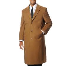 Asymmetrical notched collar large button front closure, if worn open becomes a. Men S Harvard Camel Khaki Cashmere Blend Long
