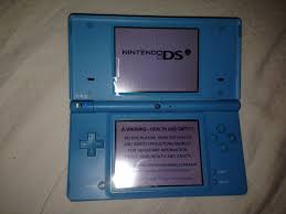 A week later, i come back to play and the screen is all black, though the blue light is still there. Nintendo Dsi Light Blue Sold By Shopmycloset On Storenvy