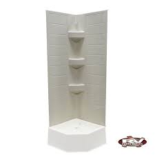24 X 24 X 67 Rv Corner Tile Surround Corner Shower Walk In Shower Walk In Shower Designs