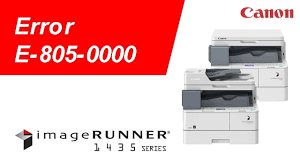 Makes no guarantees of any kind with regard to any programs, files, drivers or any other materials contained on or downloaded from this, or any other, canon software site. Error E 805 0000 Canon Ir 1435 Series Youtube