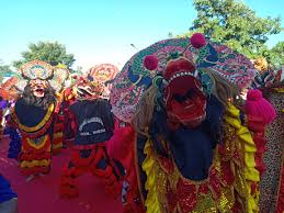 Beberapa arca kuno peninggalan kerajaan kediri. Tari Barong Jawa Timur
