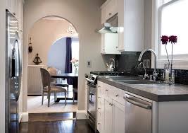 The wall white cabinets and the gray backsplash tiles complement the island cabinets and the marble countertop! Kitchen Remodel 101 Stunning Ideas For Your Kitchen Design Kitchen Design Small Tiny Kitchen Design Kitchen Design