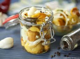 Recette Les Cepes Marines A L Huile Et Au Thym Recette Cepes Recette Ail Bienfaits