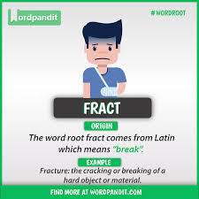 Root Word Fract Https Wordpandit Com English Word Roots Good Vocabulary Words English Vocabulary Learn English Vocabulary