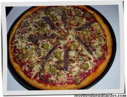 Pizza Aux Champignons Et Anchois Bienvenue Sur Recettes Du Sud Faciles Pizza Champignon Recette De Cuisine Simple Anchois