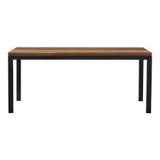 Crate And Barrel Parsons Wood Top Table To Be Created From Our Ikea Granas Table D Reclaimed Dining Table Modern Style Furniture Reclaimed Wood Table