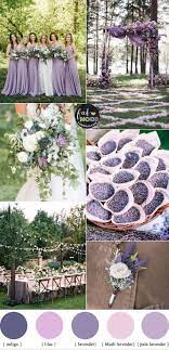 The first step of planning your summer wedding is picking a color palette or theme. Lavender And Lilac Wedding Colours For Romantic Brides