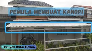 Berikut ini adalah cara membuat kanopi baja ringan yang baik dan benar, simak! Pemula Mencoba Membuat Kanopi Dari Baja Ringan Youtube
