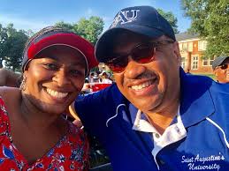 Eastern Michigan University president James Smith and Connie Ruhl-Smith are  ready to enjoy Esperanza Spalding and the Resident Ensemble pay tribute to  Geri Allen at the Chase Main stage at the Detroit