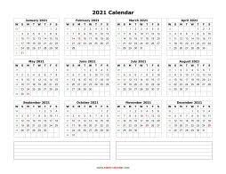 Free download blank calendar templates for 2021. Blank Calendar 2021 Free Download Calendar Templates