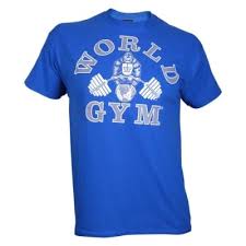 W171 world gym long sleeve thermal bodybuilding shirt. World Gym Classic T Shirt Royal Bodybeautifulapparel Com