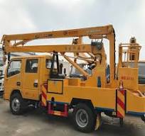 Working Bucket Cherry Picker Overhead Working Truck Hydraulic Aerial Cage  Truck