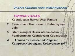 Berteraskan kebudayaan rakyat asal rantau. Dasardasar Sosial Negara Definisi Adalah Asas Panduan Kepada