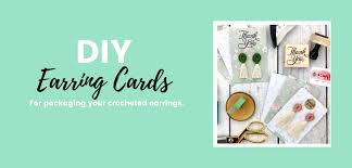 The earring cards on the left side of the file, need to have the text and image moved over a little to account for the area the printer can't reach. How To Make Easy Earring Cards For Packaging Your Handmade Earrings A Crafty Concept