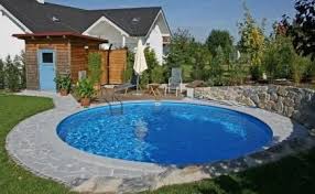 Stahlwandbecken Rund 500 Cm X 150 Cm Folienstarke 0 8 Mm Stahlwandpool Rund Kleiner Garten Pool