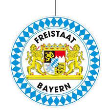 Das wappen von bayern existiert als kleines und als großes staatswappen. Deckenhanger Freistaat Bayern Mit Wappen 2 49