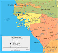 Durch sexuelle kontakte, bei drogengebrauch . Guinea Bissau Map And Satellite Image