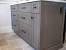 Gray Stained Oak Cabinets