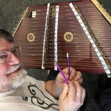 Hammered dulcimer player Keith...