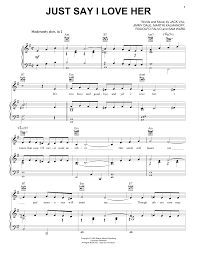 Engelbert Humperdinck Just Say I Love Her Sheet Music And Printable Pdf Music Notes Sheet Music Sheet Music Notes Music Notes