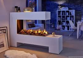 Besonders Hochwertiger 3seitig Einsehbarer Raumteiler Elektrokamin Mit Individuell Einstellbarem Flammeneffekt Der Tauschen Kamin Design Elektrokamin Kaminbau