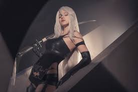 Wallpaper long hair, model, women, cosplay, white hair, Shirogane Sama, video game characters for mobile and desktop, section стиль, resolution 6000x4000 - download