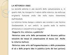 Rapporto Tra Retorica E Pubblicita