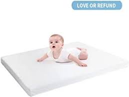 Ruuf Pack N Play Mattress Topper Premium Gel Infused Memory Foam Play Yard Mattress Pad With Removabl Crib Mattress Topper Pack N Play Mattress Mattress Topper