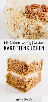 Karottenkuchen Mit Frischkase Frosting Karotten Kuchen Karottenkuchen Kuchen Und Torten Rezepte