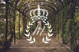Majestic precious costume crown symbol princess tiara elegance ornate decoration nobility queen royal. Free Crown Monogram Svg Png Eps Dxf File Download