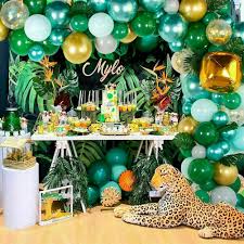 Check spelling or type a new query. Sywan Jungle Theme Tropical Leaves Party Decoration 106 Pcs Balloon Arch Kit Garland Decorations Birthday Party Supplies For Boy Or Girl Walmart Com Walmart Com