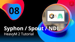 8 | Master our more advanced features : NDI, Syphon, Spout| HeavyM 2  Tutorial - YouTube