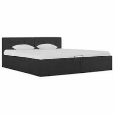Und die sind besonders toll für dein zuhause, wenn du stauraum brauchst. Vidaxl Stauraumbett Hydraulisch Dunkelgrau Stoff 160x200cm Polsterbett Bett Ebay