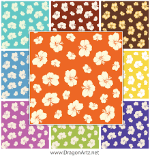 Repeated background with small twigs and berries. Free Summer Flower Seamless Pattern Vector