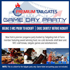Premium Tailgate Game Day Party New York Jets Vs Miami